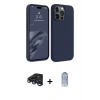MARSİLYAN™- iPhone 15 Pro Kılıf Kozmos Yansıma Özel Seri - Siyah Joko Magic 5D Cam + Raze Metal Kamera Lens - LT