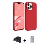 MARSİLYAN™- iPhone 15 Pro Kılıf Kozmos Yansıma Özel Seri - Siyah Joko Magic 5D Cam + Raze Metal Kamera Lens - LT