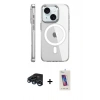 MARSİLYAN™- iPhone 15 Pro Kılıf Nova Doku - Siyah Joko 5D Cam + Raze Metal Kamera Lens - LT