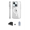 MARSİLYAN™- iPhone 15 Pro Kılıf Nova Doku - Siyah Joko Magic 5D Cam + Raze Metal Kamera Lens - GS