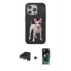 MARSİLYAN™- iPhone 15 Pro Kılıf Nova Form Koleksiyonu - Şeffaf 360 Full Body Arka Koruyucu + Raze Metal Kamera Lens - GS