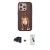 MARSİLYAN™- iPhone 15 Pro Kılıf Nova Form Koleksiyonu - Şeffaf Pasifik Cam Ekran Koruyucu + Raze Metal Kamera Lens - LT
