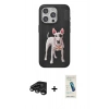 MARSİLYAN™- iPhone 15 Pro Kılıf Nova Form Koleksiyonu - Şeffaf Pasifik Cam Ekran Koruyucu + Raze Metal Kamera Lens - TMGI