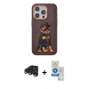 MARSİLYAN™- iPhone 15 Pro Kılıf Nova Form Koleksiyonu - Şeffaf Royal Nano Ekran Koruyucu + Raze Metal Kamera Lens - LT