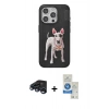 MARSİLYAN™- iPhone 15 Pro Kılıf Nova Form Koleksiyonu - Şeffaf Royal Nano Ekran Koruyucu + Raze Metal Kamera Lens - LT