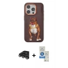 MARSİLYAN™- iPhone 15 Pro Kılıf Nova Form Koleksiyonu - Şeffaf Royal Nano Ekran Koruyucu + Raze Metal Kamera Lens - TMGI