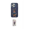 MARSİLYAN™- iPhone 15 Pro Kılıf Nova Form Koleksiyonu - Siyah Bilvis 3D Cam Ekran Koruyucu