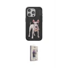MARSİLYAN™- iPhone 15 Pro Kılıf Nova Form Koleksiyonu - Siyah Bilvis 3D Cam Ekran Koruyucu