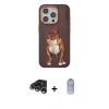 MARSİLYAN™- iPhone 15 Pro Kılıf Nova Form Koleksiyonu - Siyah Joko Magic 5D Cam + Raze Metal Kamera Lens - GS
