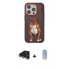 MARSİLYAN™- iPhone 15 Pro Kılıf Nova Form Koleksiyonu - Siyah Joko Magic 5D Cam + Raze Metal Kamera Lens - LT