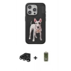 MARSİLYAN™- iPhone 15 Pro Kılıf Nova Form Koleksiyonu - Siyah Joko Magic 5D Hayalet Cam + Raze Metal Kamera Lens - TMGI