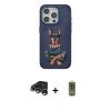 MARSİLYAN™- iPhone 15 Pro Kılıf Nova Form Koleksiyonu - Siyah Joko Magic 5D Hayalet Cam + Raze Metal Kamera Lens - GS