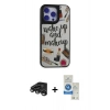 MARSİLYAN™- iPhone 15 Pro Kılıf Odak Klasik Serisi - Şeffaf Royal Nano Ekran Koruyucu + Raze Metal Kamera Lens - TMGI