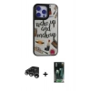 MARSİLYAN™- iPhone 15 Pro Kılıf Odak Klasik Serisi - Siyah 360 Mat Full Body Arka Koruyucu + Raze Metal Kamera Lens - GS