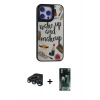 MARSİLYAN™- iPhone 15 Pro Kılıf Odak Klasik Serisi - Siyah 360 Mat Full Body Arka Koruyucu + Raze Metal Kamera Lens - LT