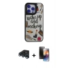 MARSİLYAN™- iPhone 15 Pro Kılıf Odak Klasik Serisi - Siyah 3D Antistatik Mat Seramik Nano Ekran Koruyucu + Raze Metal Kamera Lens - LT