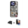 MARSİLYAN™- iPhone 15 Pro Kılıf Odak Klasik Serisi - Siyah 3D Antistatik Mat Seramik Nano Ekran Koruyucu + Raze Metal Kamera Lens - TMGI