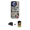 MARSİLYAN™- iPhone 15 Pro Kılıf Odak Klasik Serisi - Siyah Buffer Cam Ekran Koruyucu + Raze Metal Kamera Lens - SH