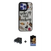 MARSİLYAN™- iPhone 15 Pro Kılıf Odak Klasik Serisi - Siyah Buffer Hayalet Cam Ekran Koruyucu + Raze Metal Kamera Lens - LT