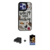 MARSİLYAN™- iPhone 15 Pro Kılıf Odak Klasik Serisi - Siyah Buffer Hayalet Cam Ekran Koruyucu + Raze Metal Kamera Lens - TMGI