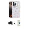 MARSİLYAN™- iPhone 15 Pro Kılıf Odak Prime - Şeffaf Pasifik Cam Ekran Koruyucu + Raze Metal Kamera Lens - SH