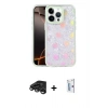 MARSİLYAN™- iPhone 15 Pro Kılıf Odak Prime - Siyah Bilvis 0.18mm Plus Cam Ekran Koruyucu + Raze Metal Kamera Lens - TMGI