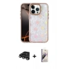 MARSİLYAN™- iPhone 15 Pro Kılıf Odak Prime - Siyah Bilvis 3D Mat Cam Ekran Koruyucu + Raze Metal Kamera Lens - TMGI
