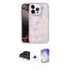 MARSİLYAN™- iPhone 15 Pro Kılıf Odak Prime - Siyah Bilvis 5in1 3D Magic Cam Ekran Koruyucu + Raze Metal Kamera Lens - GS