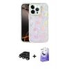 MARSİLYAN™- iPhone 15 Pro Kılıf Odak Prime - Siyah Bilvis 5in1 5D Magic Hayalet Cam Ekran Koruyucu + Raze Metal Kamera Lens - TMGI