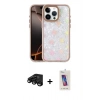 MARSİLYAN™- iPhone 15 Pro Kılıf Odak Prime - Siyah Joko 5D Cam + Raze Metal Kamera Lens - SH