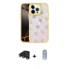 MARSİLYAN™- iPhone 15 Pro Kılıf Odak Prime - Siyah Joko Magic 5D Cam + Raze Metal Kamera Lens - LT