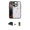 MARSİLYAN™- iPhone 15 Pro Kılıf Odak Prime - Siyah Joko Magic 5D Hayalet Cam + Raze Metal Kamera Lens - GS