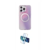MARSİLYAN™- iPhone 15 Pro Kılıf Pusula Form - Siyah 3D Antistatik Seramik Nano Ekran Koruyucu