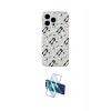 MARSİLYAN™- iPhone 15 Pro Kılıf Pusula Form - Siyah 3D Antistatik Seramik Nano Ekran Koruyucu