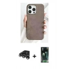 MARSİLYAN™- iPhone 15 Pro Kılıf Pusula Modern - Şeffaf 360 Full Body Arka Koruyucu + Raze Metal Kamera Lens - GS