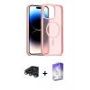 MARSİLYAN™- iPhone 15 Pro Kılıf Siluet Minimal Prime - Siyah Bilvis 5in1 3D Magic Cam Ekran Koruyucu + Raze Metal Kamera Lens - LT