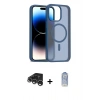 MARSİLYAN™- iPhone 15 Pro Kılıf Siluet Minimal Prime - Siyah Joko Magic 5D Cam + Raze Metal Kamera Lens - GS