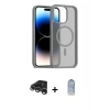 MARSİLYAN™- iPhone 15 Pro Kılıf Siluet Minimal Prime - Siyah Joko Magic 5D Cam + Raze Metal Kamera Lens - GS