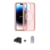 MARSİLYAN™- iPhone 15 Pro Kılıf Siluet Minimal Prime - Siyah Joko Magic 5D Cam + Raze Metal Kamera Lens - TMGI