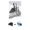 MARSİLYAN™- iPhone 15 Pro Kılıf Vadi Çizgi Özel Seri - Siyah 3D Antistatik Cam Ekran Koruyucu + Raze Metal Kamera Lens - TMGI