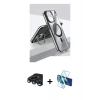 MARSİLYAN™- iPhone 15 Pro Kılıf Vadi Çizgi Özel Seri - Siyah 3D Antistatik Seramik Nano Ekran Koruyucu + Raze Metal Kamera Lens - LT