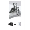 MARSİLYAN™- iPhone 15 Pro Kılıf Vadi Çizgi Özel Seri - Siyah Bilvis 0.18mm Plus Cam Ekran Koruyucu + Raze Metal Kamera Lens - TMGI
