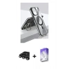 MARSİLYAN™- iPhone 15 Pro Kılıf Vadi Çizgi Özel Seri - Siyah Bilvis 5in1 3D Magic Cam Ekran Koruyucu + Raze Metal Kamera Lens - TMGI