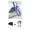 MARSİLYAN™- iPhone 15 Pro Kılıf Vadi Çizgi Özel Seri - Siyah Bilvis 5in1 3D Magic Cam Ekran Koruyucu + Raze Metal Kamera Lens - LT