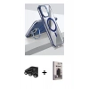 MARSİLYAN™- iPhone 15 Pro Kılıf Vadi Çizgi Özel Seri - Siyah Bilvis Hayalet Cam Ekran Koruyucu + Raze Metal Kamera Lens - TMGI