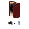 MARSİLYAN™- iPhone 15 Pro Kılıf Vadi Çizgi Prime - Siyah Joko Magic 5D Cam + Raze Metal Kamera Lens - SH