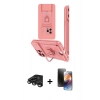 MARSİLYAN™- iPhone 15 Pro Kılıf Vadi Form Prime - Siyah 3D Antistatik Mat Seramik Nano Ekran Koruyucu + Raze Metal Kamera Lens - TMGI