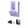 MARSİLYAN™- iPhone 15 Pro Kılıf Vadi Form Prime - Siyah 3D Antistatik Mat Seramik Nano Ekran Koruyucu + Raze Metal Kamera Lens - GS