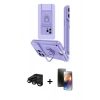 MARSİLYAN™- iPhone 15 Pro Kılıf Vadi Form Prime - Siyah 3D Antistatik Mat Seramik Nano Ekran Koruyucu + Raze Metal Kamera Lens - SH