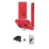 MARSİLYAN™- iPhone 15 Pro Kılıf Vadi Form Prime - Siyah Bilvis 3D Mat Cam Ekran Koruyucu + Raze Metal Kamera Lens - GS